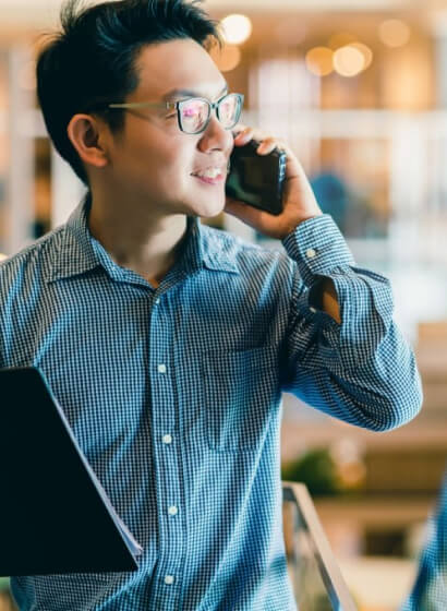 Business professional discussing financial matters related to a Standby letter of credit.